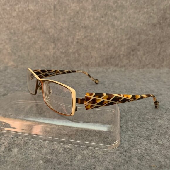 Etina Barcelona Women’s Bergerac Havana Optical/Prescription Eyeglasses Frame - Picture 7 of 14